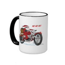 Santa's New Sled Christmas Mug