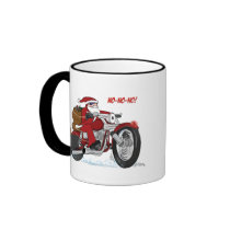 Santa's New Sled Christmas Mug