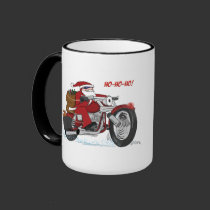 Santa's New Sled Christmas Mug by rpiston Santa's New Sled Christmas Mug