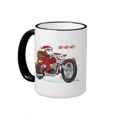 Santa's New Sled Christmas Mug by rpiston