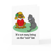 Santa's Nice List cards by tshirtfun Santa's Nice List cards