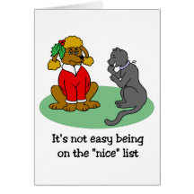 Santa's Nice List Greeting Cards