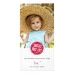 Santa's Nice List Holiday Photo Card photo cards