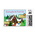 Santa's North Pole Postage Stamp by IndiaL Santa's North Pole Postage Stamp