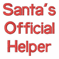 Santa's Official Helper embroidered shirts by holiday_cheers Santa's Official Helper embroidered shirts