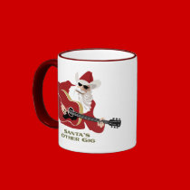 Santa's Other Gig mugs