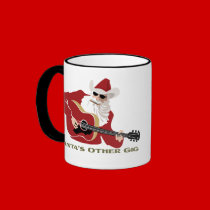 Santa's Other Gig mugs