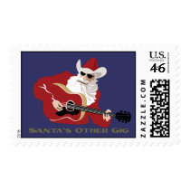 Santa's Other Gig postage by achristmastrail Santa's Other Gig postage