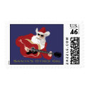 Cowboy Christmas Postage Stamps