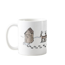 Santa's Outhouse Mug