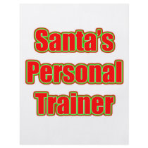 Santa's Personal Trainer flyers by omgoshitschristmas Santa's Personal Trainer flyers