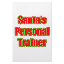 Santa's Personal Trainer stationery by omgoshitschristmas Santa's Personal Trainer stationery