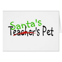 Santas Pet Greeting Cards