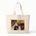 Santa's Poodles (St+T) bags