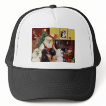 Santa's Poodles (St+T) Trucker Hats