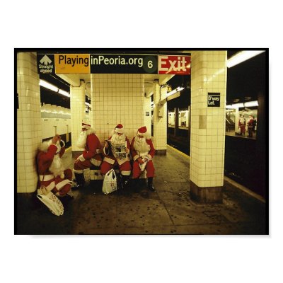 Santas Poster by playinginpeoria