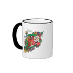 Santa's present sream train mugs