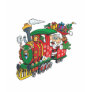 Santa's present sream train tshirts