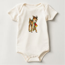 Santa's Reindeer Baby Tee t-shirts by pjwuebker Santa's Reindeer Baby Tee t-shirts