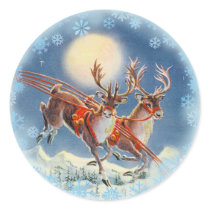 SANTA'S REINDEER by SHARON SHARPE stickers