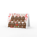 Santa's Reindeer Photo Christmas Greeting Card card