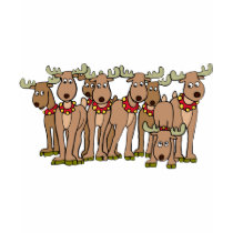 Santa's Reindeer t-shirts by funnyholidaytshirts Santa's Reindeer t-shirts