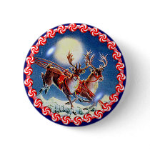 SANTA'S REINDEER & WREATH by SHARON SHARPE buttons