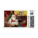 Santa's Sealyham Terrier postage