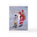 Santa's Secret-AB copy, Seasons Greetings Greeting Cards