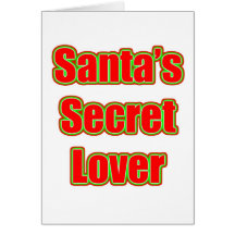 Santa's Secret Lover Card