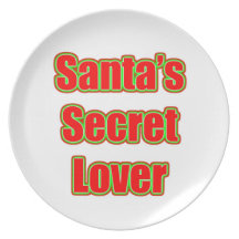 Santa's Secret Lover Dinner Plates
