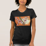 Santa's Sexy Blond Polka Dot Pinup Helper T-shirt