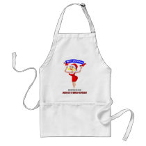 SANTA'S SEXY CHRISTMAS aprons by Tragetees SANTA'S SEXY CHRISTMAS aprons