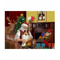 Santa's Sheltie (sw) t-shirts