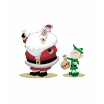 Santa's Short List t-shirts by adrianropp Santa's Short List t-shirts
