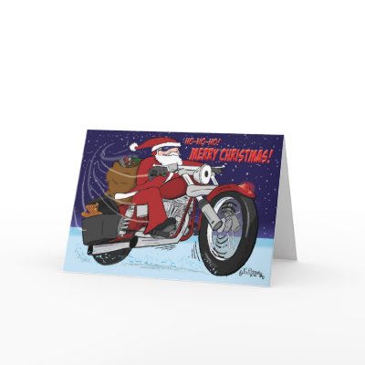 Santa's Sled Christmas Card by rpiston