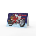 Santa's Sled Christmas Card