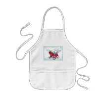 SANTA'S SLEIGH by SHARON SHARPE aprons by sharonsharpe SANTA'S SLEIGH by SHARON SHARPE aprons