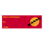 Santa's Sleigh Gift Tags