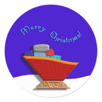 Santas Sleigh & Gifts stickers