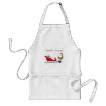 Santas Sleigh Ho Ho Ho Apron