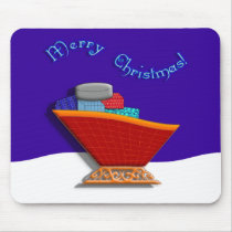 Santas Sleigh mousepads