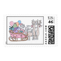 Santas Sleigh postage