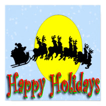 Santa's Sleigh Poster posters