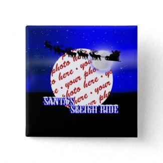 Santa's Sleigh Ride Photo Frame button