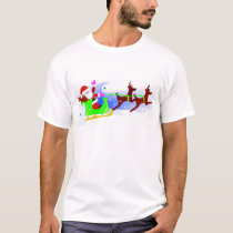 Santa's Sleigh Ride t-shirts by Maria_K_Bell Santa's Sleigh Ride t-shirts