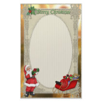 Santa's Sleigh stationery