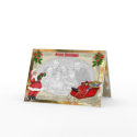 Santa's Sleigh - Template Wide cards