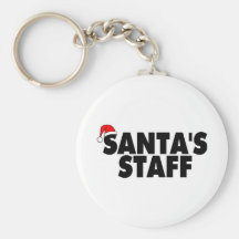 Santas Staff Keychains