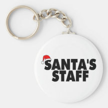Santas Staff Keychains